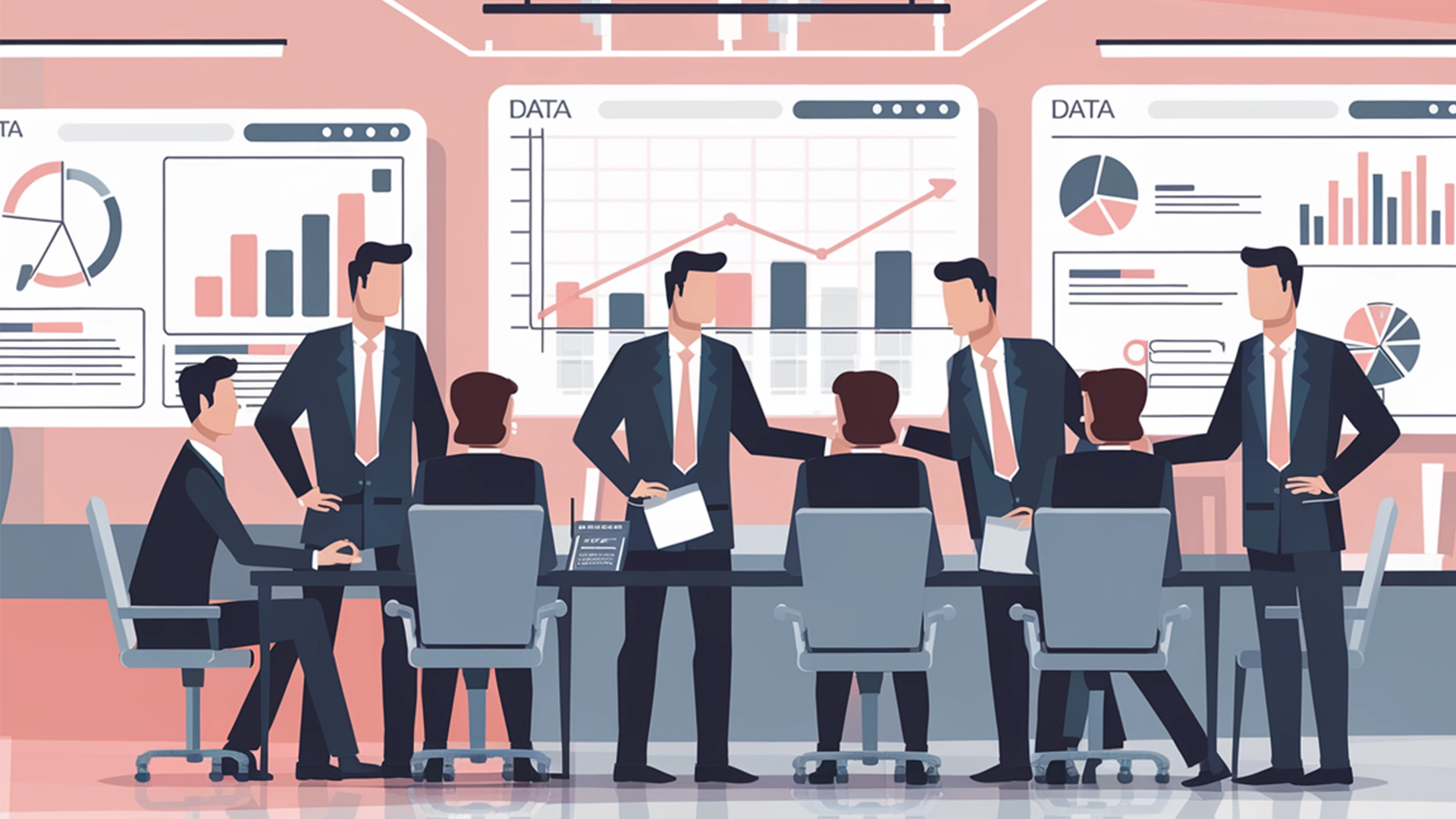 Consulting concept graphic