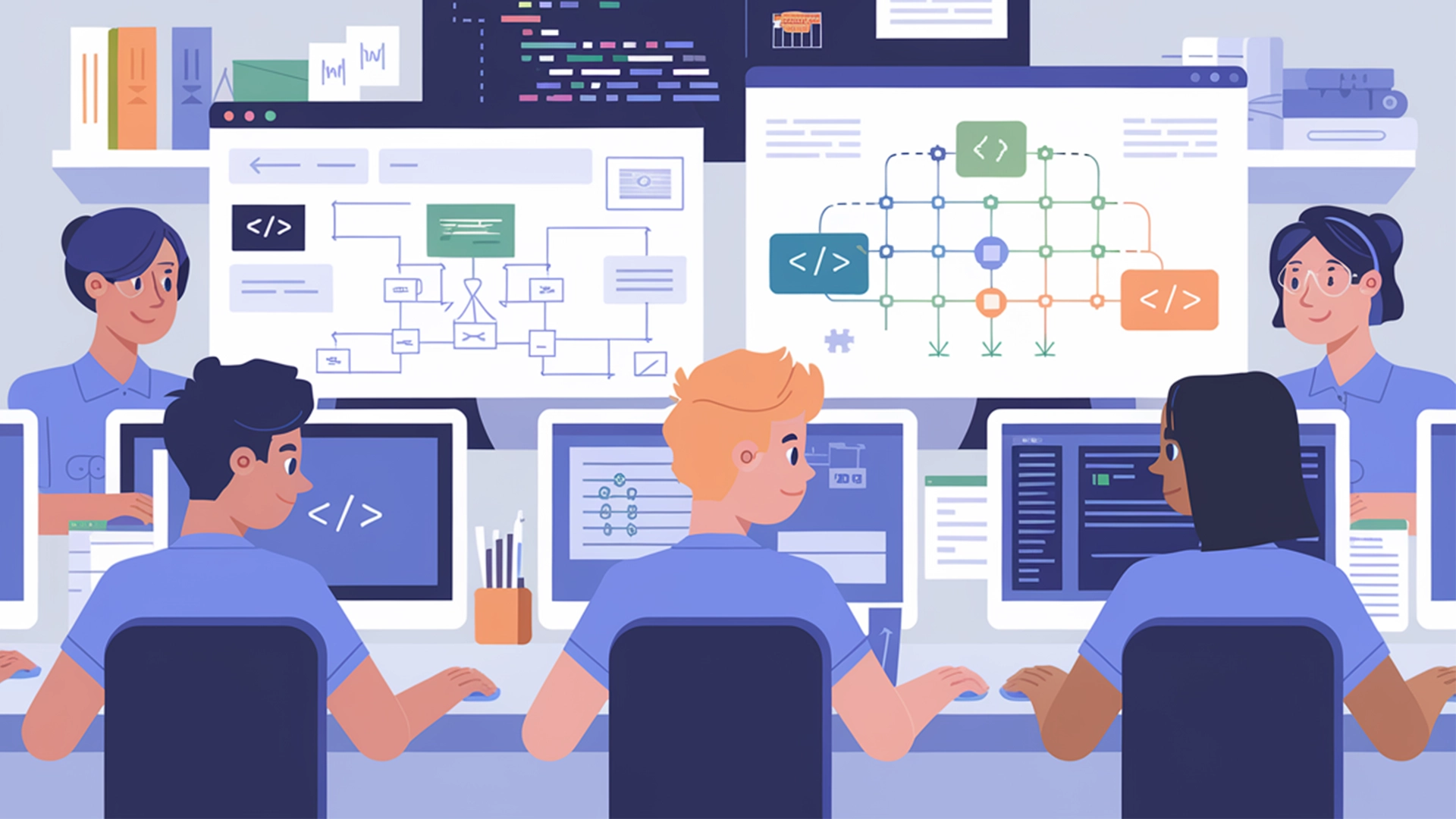 Custom software development visual